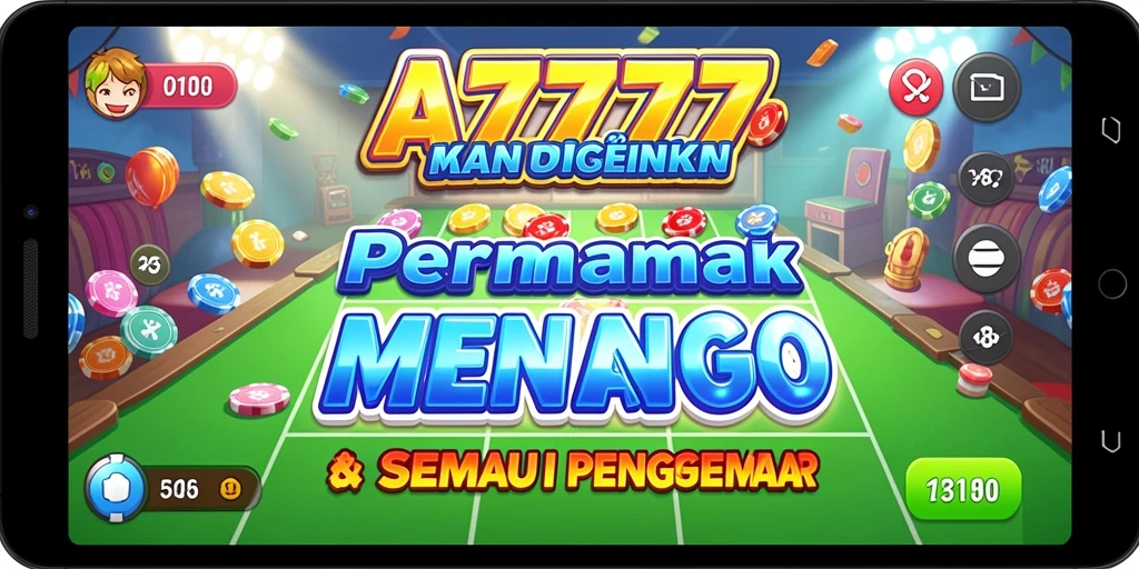 Tampilan utama A7777 dengan gameplay Bingo yang seru dan interaktif.