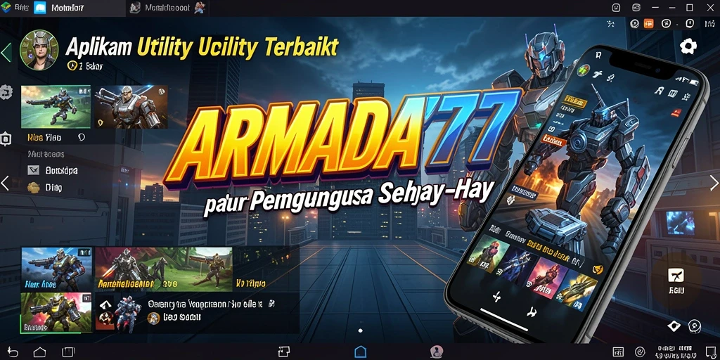 Tampilan utama <strong>ARMADA777</strong> dengan fitur-fitur Utility yang mudah digunakan.