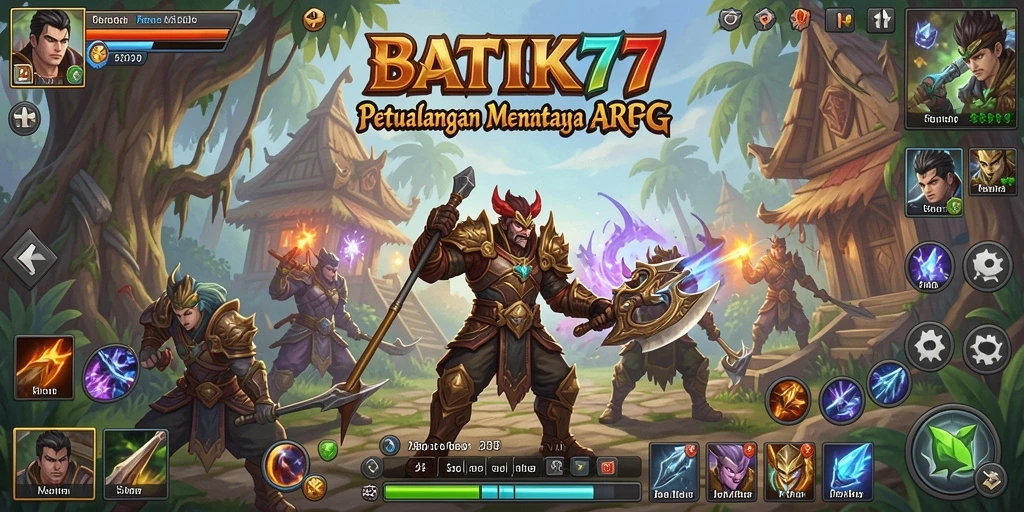 Tangkapan layar gameplay ARPG yang mendebarkan di BATIK77.