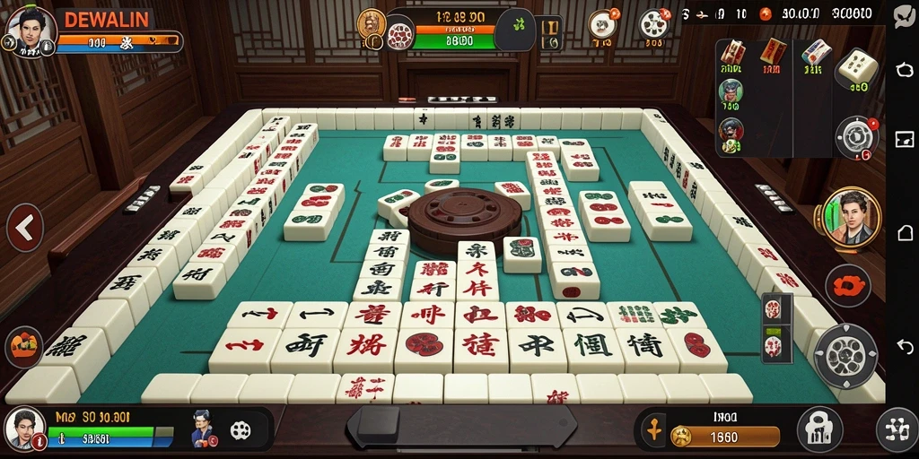 Tampilan gameplay DEWALIN yang penuh warna dan menarik.