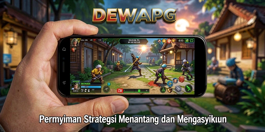 Tampilan gameplay DEWAPG yang menarik dan strategis.