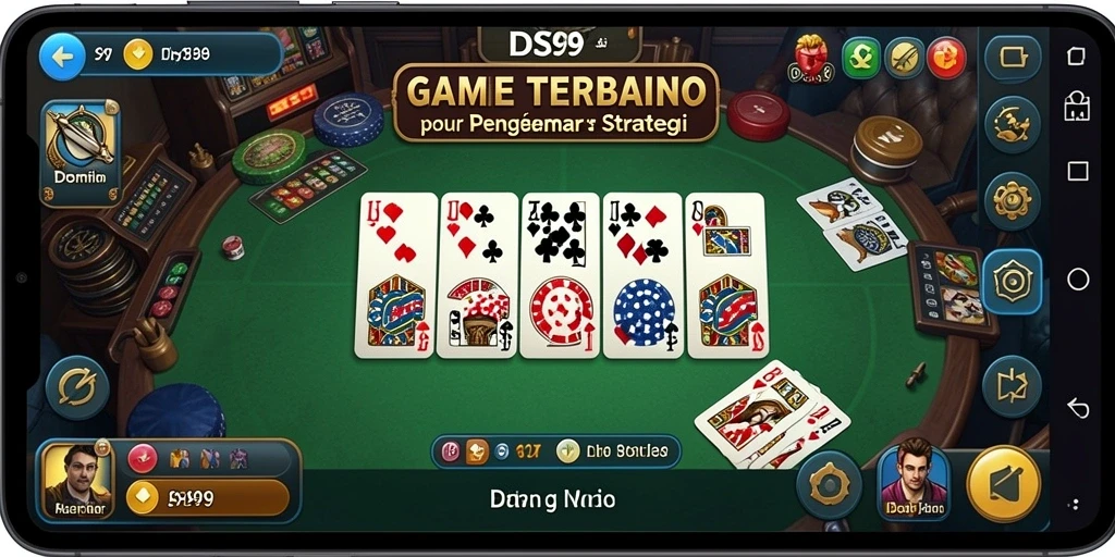 Tampilan grafis menawan dalam permainan Domino DS99.