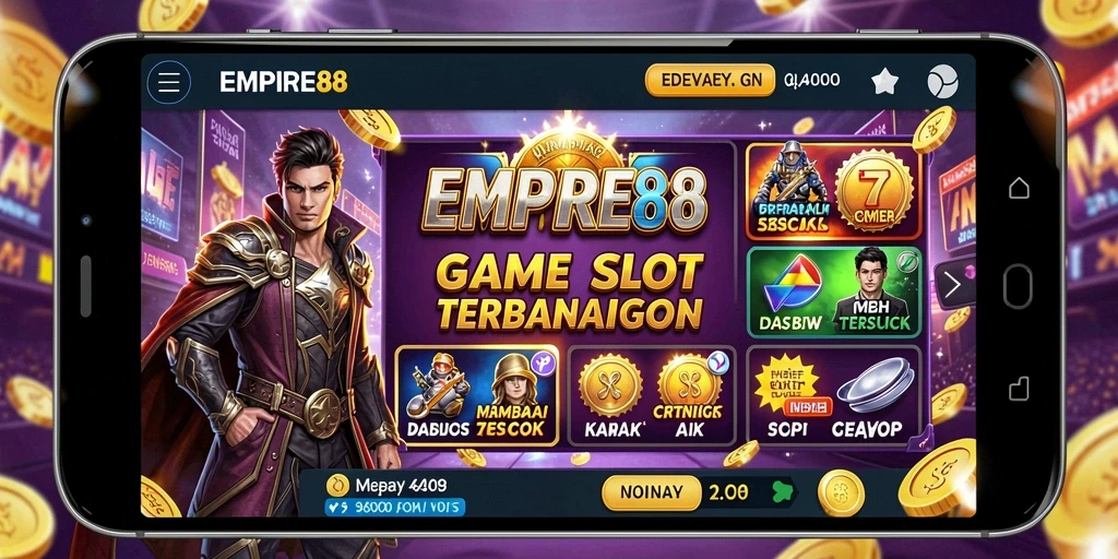 Menampilkan permainan Slot yang seru dan menarik dalam EMPIRE88.