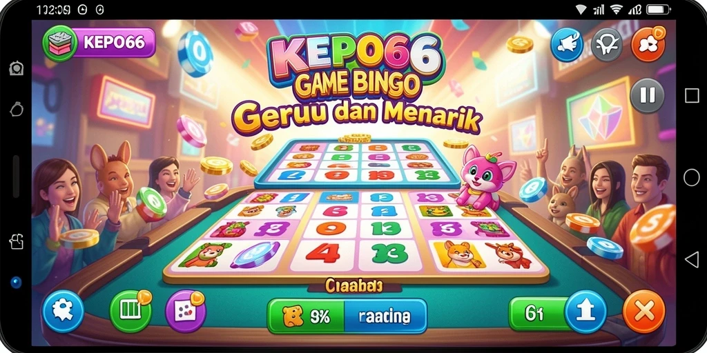 Tampilan gameplay KEPO66 yang menarik dengan aksi Bingo seru.