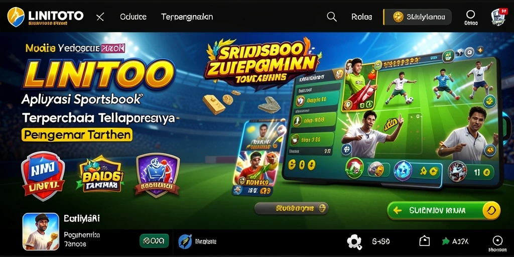 Tampilan gameplay menarik dari aplikasi Sportsbook LINITOTO.