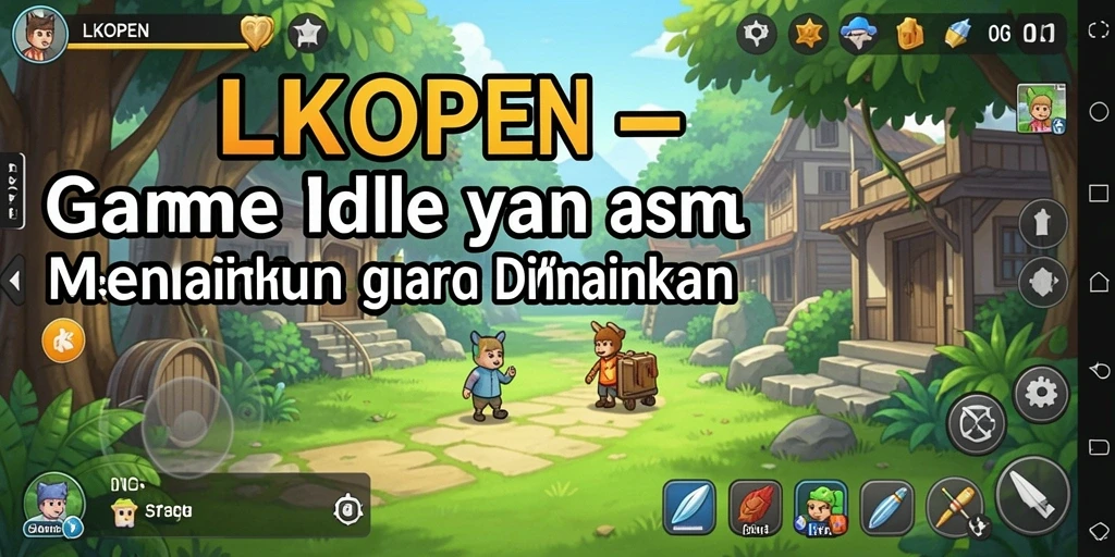 Tampilan gameplay LKOPEN yang menawan dan menyenangkan.