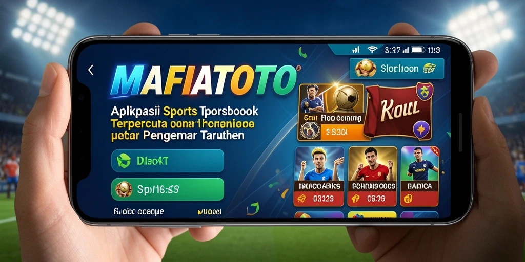 Tampilan layar utama MAFIATOTO menampilkan berbagai opsi taruhan olahraga.