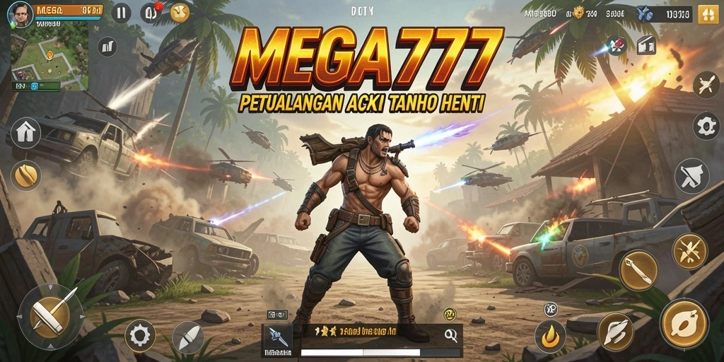 Screenshot dari gameplay aksi di MEGA777 yang penuh tantangan.