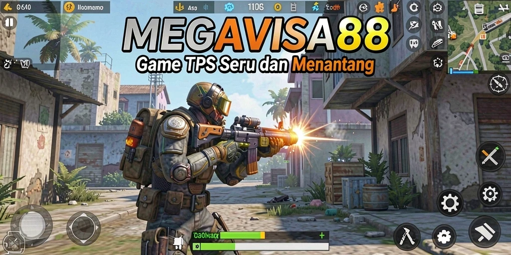 Tampilan gameplay MEGAVISA88 dengan karakter dalam aksi seru.