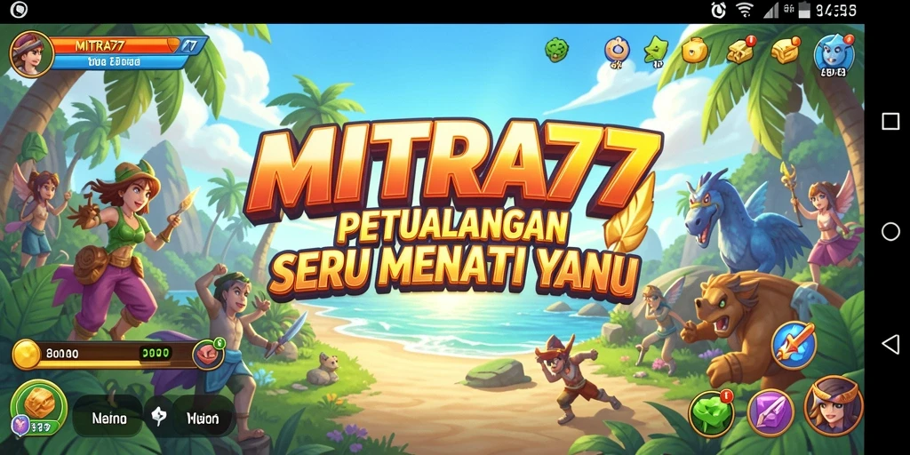 Tangkapan layar gameplay MITRA77 yang menampilkan petualangan seru dan tantangan menarik.