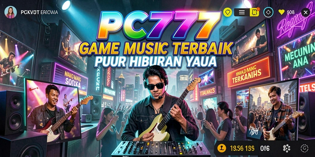 Tampilan gameplay PC777 yang interaktif dan penuh musik.