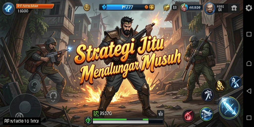 Tampilan gameplay strategis yang mendebarkan di PF777.
