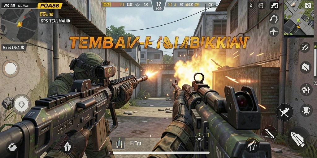 Screenshot POA88 menampilkan momen menegangkan dalam pertempuran FPS.