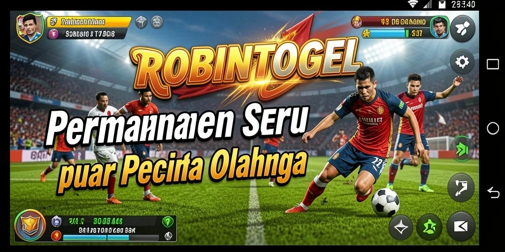 Tampilan gameplay seru dari ROBINTOGEL saat bermain olahraga.