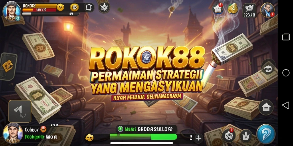 Tampilan gameplay menarik dari ROKOK88 dengan strategi yang mendalam.