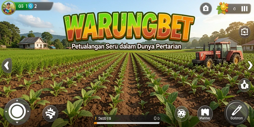 Tampilan seru gameplay Farming dalam WARUNGBET.