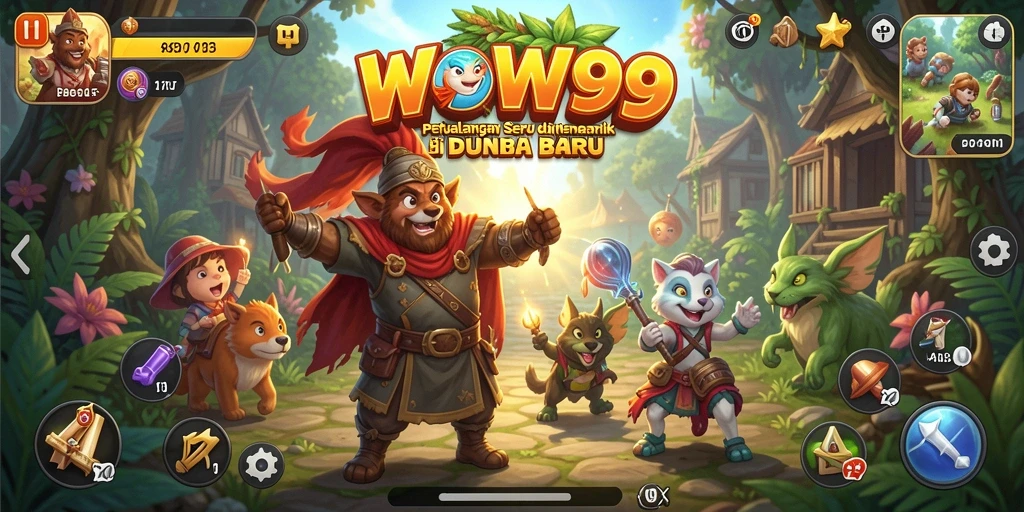 Tangkapan layar dari gameplay WOW99 yang menunjukkan aksi petualangan yang mendebarkan.