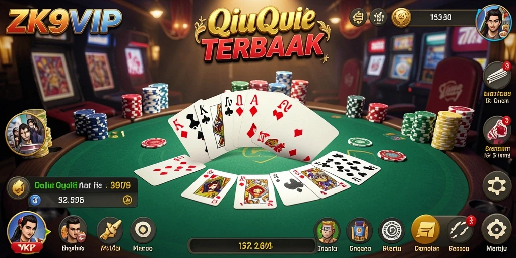 Tampilan gameplay QiuQiu yang mendebarkan di ZK9VIP.