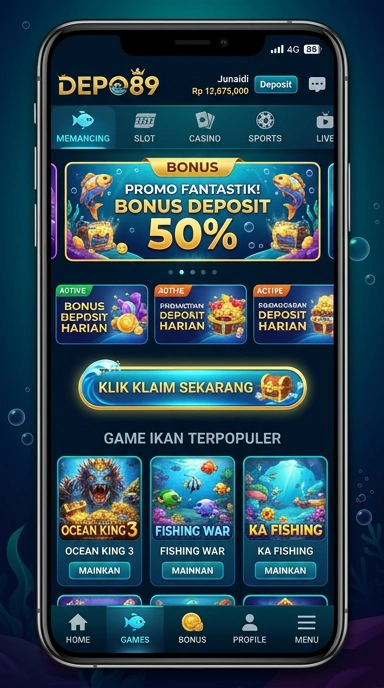 Fitur pencarian aplikasi yang cepat di depo89.